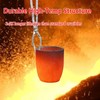 Outstar 12KG Graphite Crucible,Foundry Clay Crucibles for Melting Metal, Melting