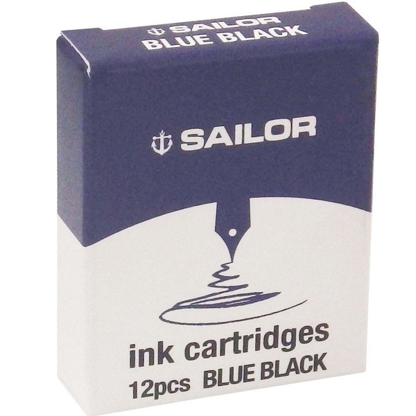 Sailor Sailor Cartridges - Blue/Black (Set of 12)