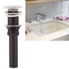 Stainless Steel Bathroom Sink Drain Rustproof Anti Clog Pop Up
