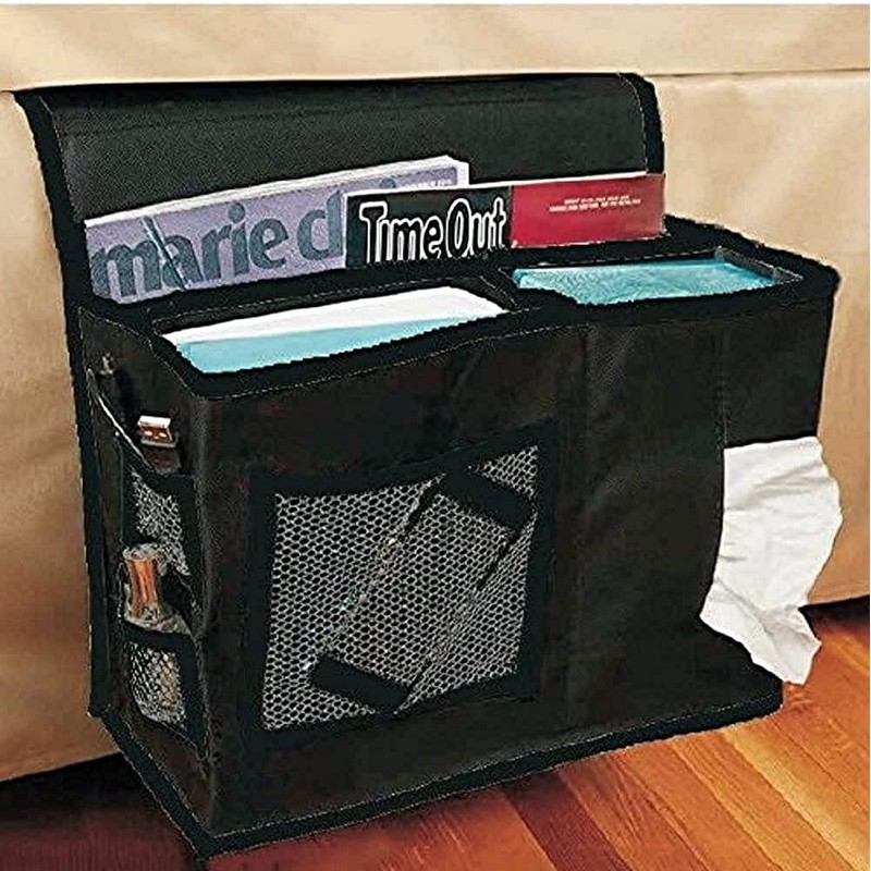 Dependable Industries inc. Essentials 7 Pocket Bedside Caddy Organizer Multi