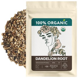 Organic Dandelion Root Tea - Organic Dandelion Tea - Diente de Leon Organico – Natural Cleansing, Gut Flora, Digestion, Liver, Skin – 4 oz