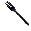 Thali Outlet - 100 x Black Plastic Forks Re-usable Dessert