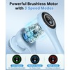 Electric Body Brush Back Scrubber for Shower, Rechargeable Auto Bath