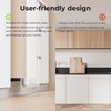Adzyz Cabinet Foot Pull for Trash Drawer, Hands-Free Garbage Drawer