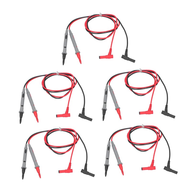 5Set HC136‑T 1000V 20A Multimeter Test Leads Universal Digital Gold