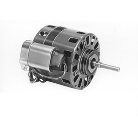 Fasco D486 5" Frame Open Ventilated Permanent Split Capacitor Refrigeration Fan Motor with Sleeve Bearing, 1/10HP, 1550rpm, 115/208-230V, 60Hz, 2.7-1.4 amps