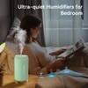 KQLKJ Portable Mini Humidifier, 350ml Small Cool Mist Humidifier for