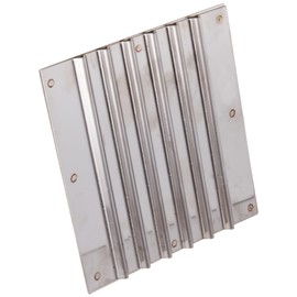 Kraft Tool CF131 Stainless Steel Driveway Safety Groover with Wood Handle, 6 x 6-Inch