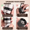Nocturnal Cafe Manual Coffee Grinder - Conical Burr Grinder, Espresso