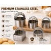 5 Pieces/set Stainless Steel Manual Food Grinder Meat Mincer Sausage