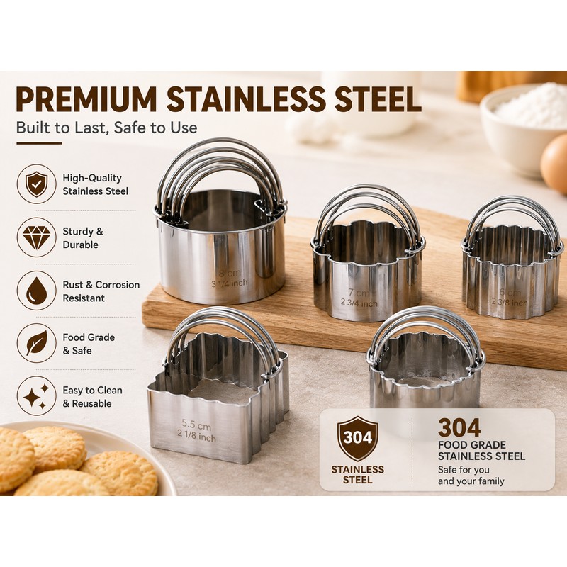 5 Pieces/set Stainless Steel Manual Food Grinder Meat Mincer Sausage