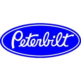 36" Wide Peterbilt in Dark Blue Diesel Tractor Truck Decal Sticker