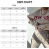 SHEKINI Women's Two Piece Tracksuit Sweatsuit Outfit Letter Print Leisure