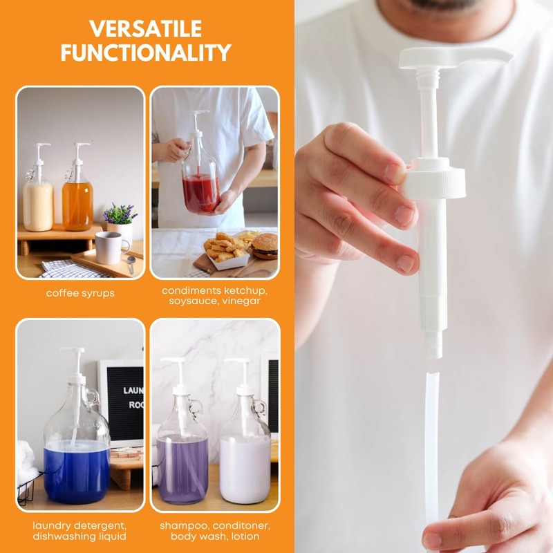 Fastrack Half Gallon Glass Jug Laundry Detergent Dispenser – Airtight