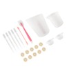 Silicone Measuring Cup Tool Kit Spatula Finger Gloves Pipettes Epoxy