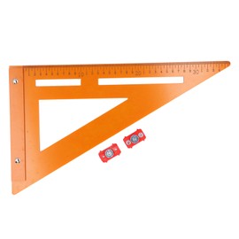 Rafter Square 2 in 1 High Accuracy 220x380mm Mechanical Angle Woodworking Square Ruler