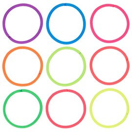 Expressions 216-Piece Hair Elastics Value Pack - 4mm Neon Ponytail Holders for Women, Durable No Metal Bands for Thick, Curly, and All Hair Types