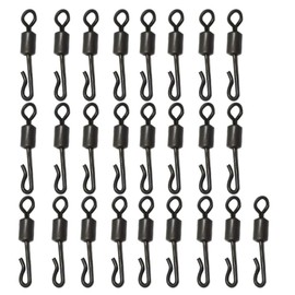 BYHKLW Quick Change Swivels, Carp Coarse Fishing Tackle Rings Rigs Clips Links Connector