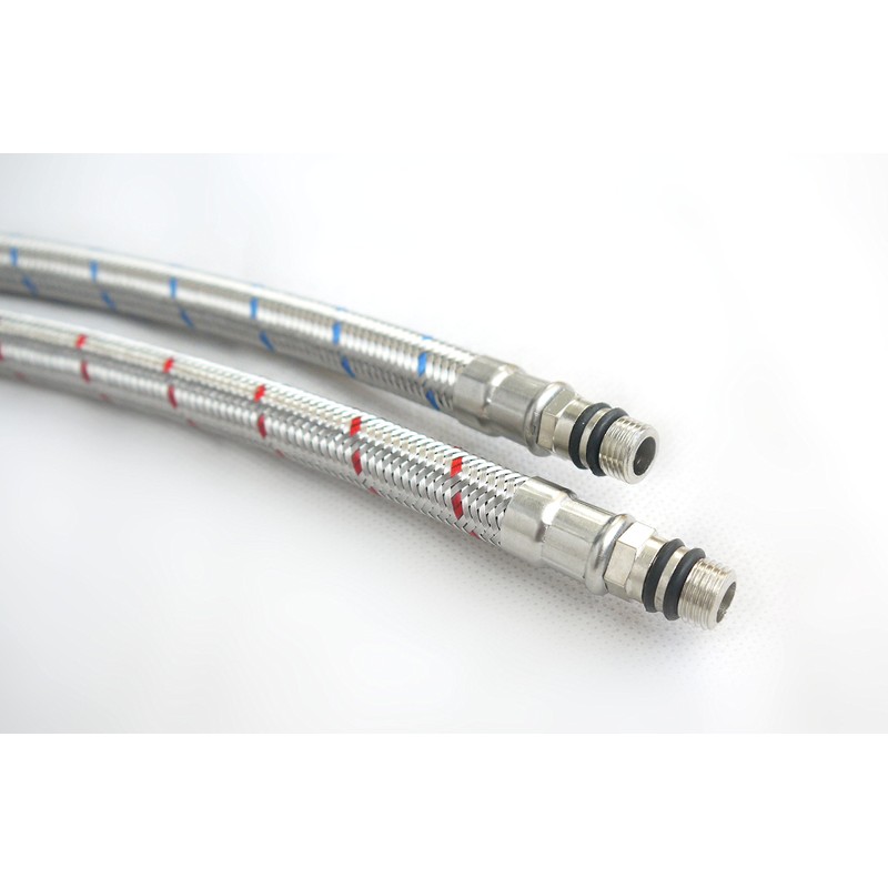 Pair of 10mm (Male end into The tap) x 3/8"