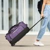 Pacific Gear Wheeled Rolling Duffel Bag, Durable Design, Telescoping Handle,