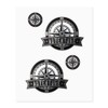 4R Quattroerre.it 9168 Super Shaped Wind Rose Sticker for Motorcycle