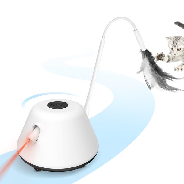 APODESS 3-in-1 Interactive Cat Toys for Indoor Cats, Cat Smart