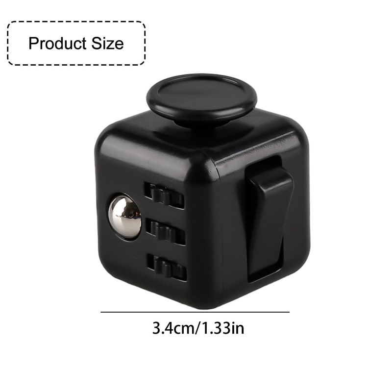 Thyonta Cube Toys Black Stress Relief Cube Infinity Cube Stress