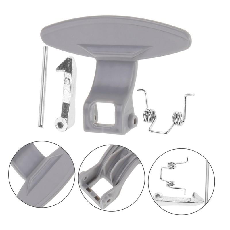 WOONEKY Washer Dryer Parts Washing Machine Door Handle Replacement Metal