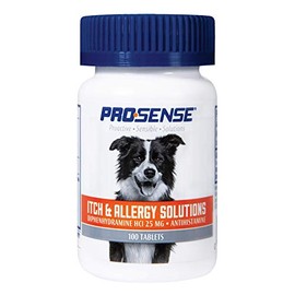 Pro-Sense Pro-Sense ProSense Itch and Allergy Solutions 100 Count, for Dogs, Antihistamine