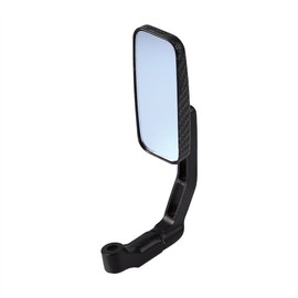 Ytze Espejo retrovisor, retrovisor para motocicleta, par universal, retrovisor para motocicleta, retrovisor plano, 8 mm 10 mm (fibra de carbono) para retrovisores para moto for retrovisores grande mot