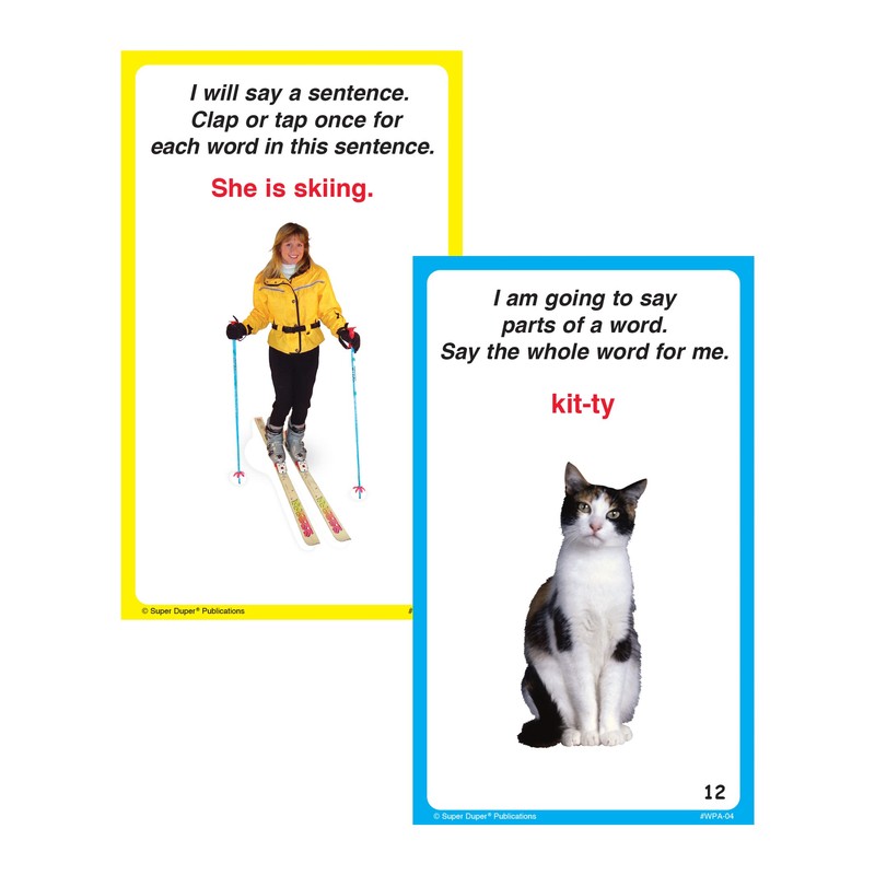 Super Duper Publications | Webber® Phonological Awareness Photo Cards |