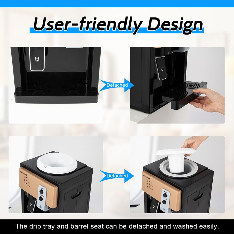 Top Loading Water Cooler Dispenser,Hot/Cold Water Dispenser with 3 Temperature