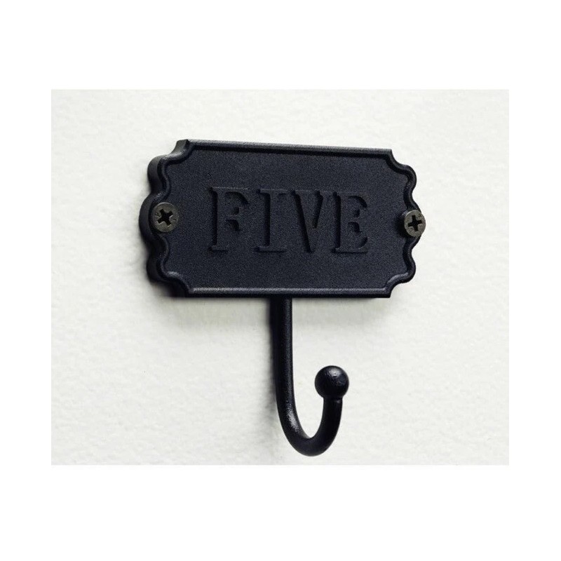 Home Decorators Collection 5 Numbered Black Cast Iron Look Coat