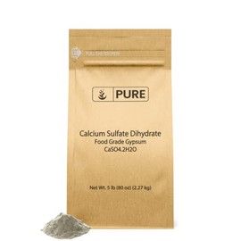 Pure Original Ingredients Calcium Sulfate (5 lb) Baking, Water Treatment & Gardening