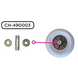 hhs Wheel Bearings and Spacer for Nova Traveler 3 Wheel Rollator with Serial Numbers Starting with CH