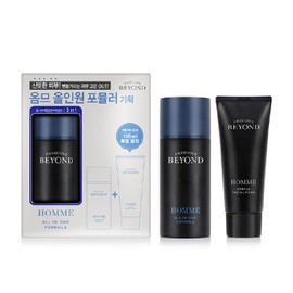 Beyond Homme All-in-One Formula Special Set (main product 100ml + foam 100ml) + aloe soothing gel 300ml / 비욘드 옴므 올인원 포뮬라 기획세트(본품100ml+폼100ml)+알로에수딩젤300ml
