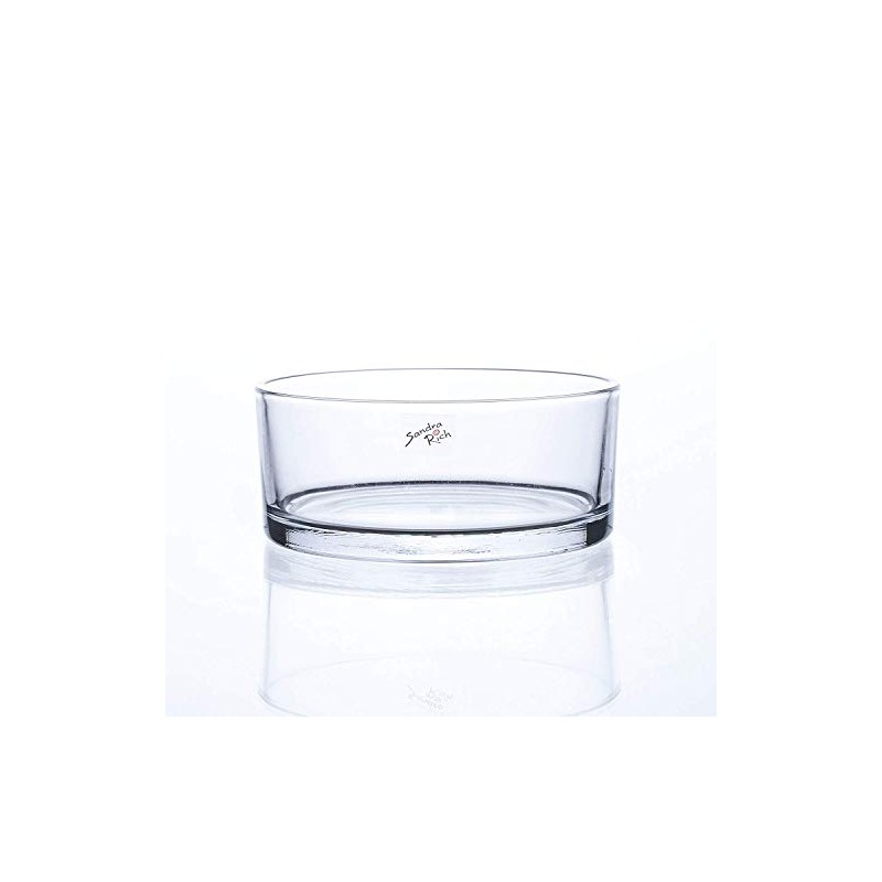 Cylinder Glass Dish Diameter 19 Height 8 cm