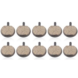 5 Pairs of Disc Brake Pads, Disc Brake Pads, Bicycle Brake Pads, Round Bicycle Brake Pads, Bicycle Brake Pads for Mountain Bikes, Brake Pads Bicycle Disc Brake, Semi Metal