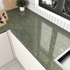 Wallderful Gradient Gray Gold Marble Wallpaper Green Grey Kitchen Countertop