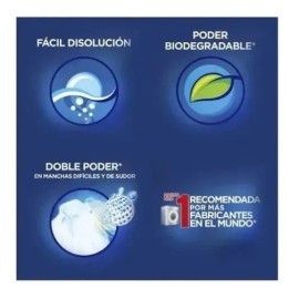 Detergente para ropa en polvo Ariel Doble Poder antibacterial bolsa 8 kg