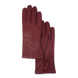 MGGM collection Womens Nappa Lambskin Leather Gloves Cashmere Lining,Burgundy,Large
