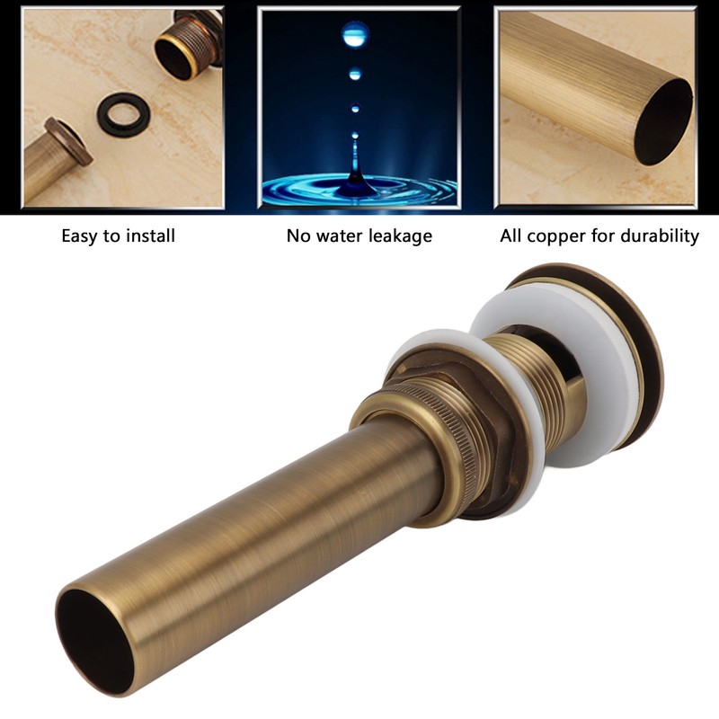 Pop Up Sink Drain Copper Sink Drain Stopper Vessel Vintage