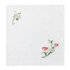 [Ebherys] 100% Silk Pure Hand Embroidered Handkerchief Square Hand Embroidered