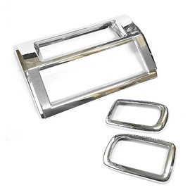 CGP D4407-4406A-SET Center Cluster Panel Door Bezel Plated 3P Set S500P/S510P for Early Period Dedicated High Jet Truck Jumbo Samber Truck Pixi Truck
