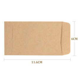 Pack of 100 Paper Kraft Petit Sac en Paper Alimentaire (6cm*10cm)
