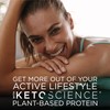 Keto Science Plant Based Protein, Keto Meal Shake, Rich in