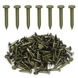 Keadic 300Pcs 1" Steel Roofing Felt Nails Bulk Set, 25mm Broad Head Pins House Hardware Nail for Roofing Felt Insulation Film Foam Board Fastening