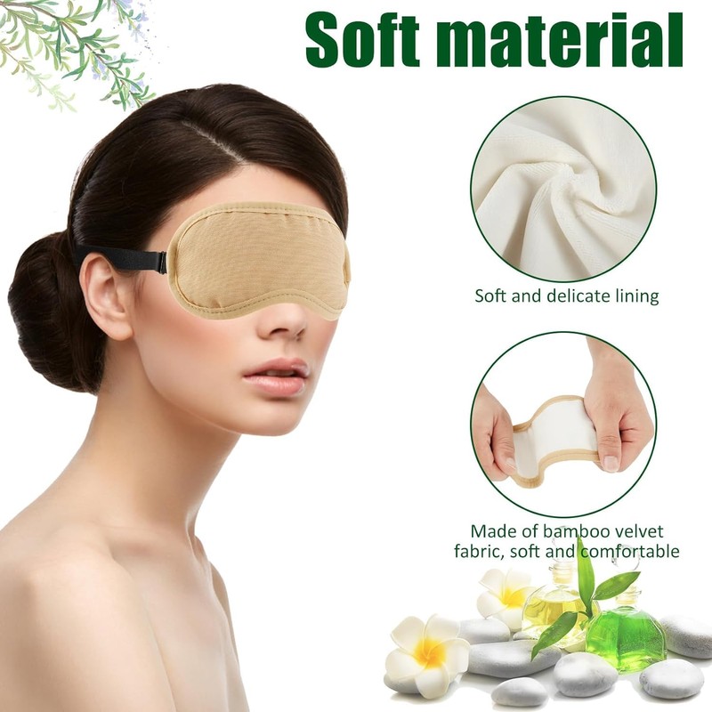 2 Pcs Castor Oil Pack Wrap for Eyes, Castor Oil