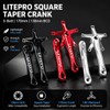 FREERDNG for Litepro Folding Bike Crankset Ultra-Light Square Crank 170MM