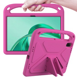 ATOOZ for Honor Pad X8a Case 11-inch 2024, Kids Case Cover with Shockproof Handle Stand for 11" Honor X8a Tablet (Rose)